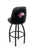 Southern Illinois University L048 Swivel Bar Stool with Full Bucket Seat | NCAA Southern Illinois University Full Bucket Bar Stool with Salukis Logo