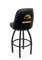 University of Southern Mississippi L048 Swivel Bar Stool with Full Bucket Seat | NCAA University of Southern Mississippi Full Bucket Bar Stool with Golden Eagles Logo