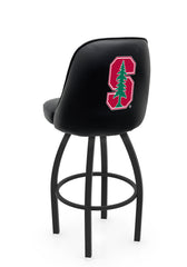 Stanford L048 Swivel Bar Stool with Full Bucket Seat | NCAA Stanford Full Bucket Bar Stool with Logo