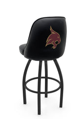 Texas State University L048 Swivel Bar Stool with Full Bucket Seat | NCAA Texas State University Full Bucket Bar Stool with Bobcats Logo