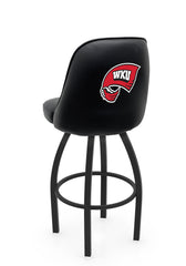 Western Kentucky University L048 Swivel Bar Stool with Full Bucket Seat | NCAA Western Kentucky University Full Bucket Bar Stool with Hilltoppers Logo