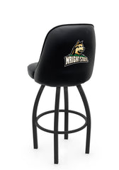 Wright State University L048 Swivel Bar Stool with Full Bucket Seat | NCAA Wright State University Full Bucket Bar Stool with Raiders Logo