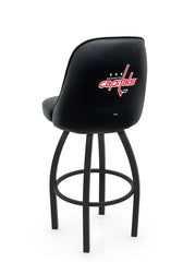 NHL Washington Capitals L048 Swivel Bar Stool with Full Bucket Seat | Washington Capitals Hockey Team Full Bucket Bar Stool with Licensed Logo