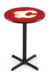 L211 NHL Calgary Flames Pub Table | Holland Bar Stool NHL Calgary Flames Pub Table