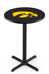 University of Iowa Hawkeyes L211 Pub Table by Holland Bar Stool Company