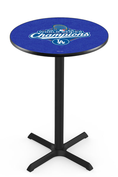 L211 MLB Los Angeles Dodgers 2025 World Series Champions Pub Table