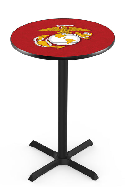 Traditional Red and Yellow Eagle L211 United States Marine Corps Pub Table | U.S. Marine Corps Pub Table