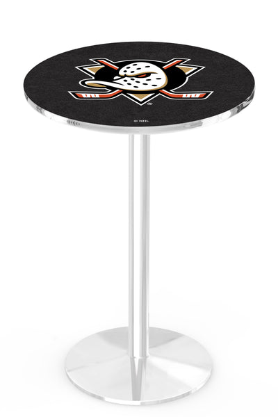 L214 Chrome Anaheim Ducks Pub Table