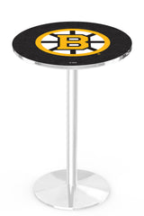 L214 Chrome Boston Bruins Pub Table