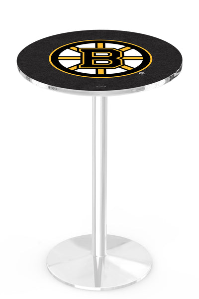 L214 Chrome Boston Bruins Pub Table