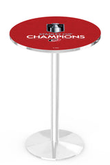 2026 Stanley Cup Champions L214 Chrome Carolina Hurricanes Pub Table
