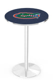 L214 Chrome University of Florida Gators Pub Table