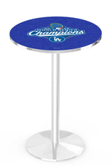 Los Angeles Dodgers 2025 World Series Champions L214 Chrome Los Angeles Dodgers Pub Table