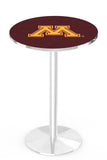 L214 Chrome Minnesota Golden Gophers Pub Table