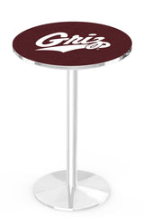 L214 Chrome University of Montana Grizzlies Pub Table