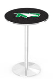 L214 Chrome North Dakota Fighting Hawks Pub Table