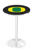 L214 Chrome University of Oregon Ducks Pub Table