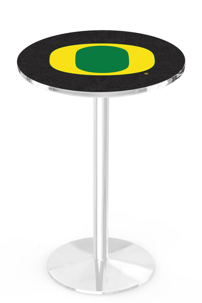 L214 Chrome University of Oregon Ducks Pub Table