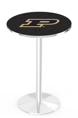 L214 Chrome Purdue Boilermakers Pub Table