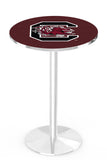 L214 Chrome South Carolina Gamecocks Pub Table