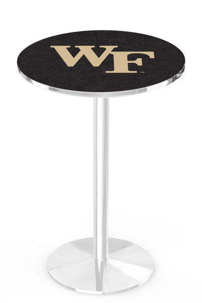 L214 Chrome Wake Forest Demon Deacon Pub Table