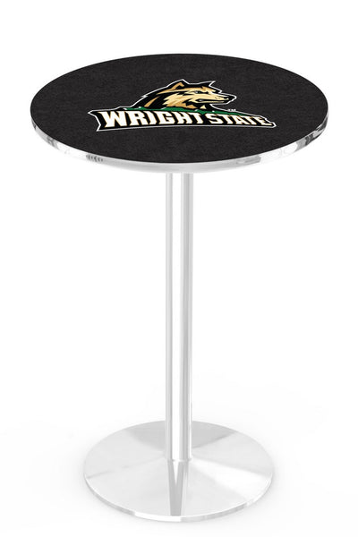 L214 Chrome Wright State Raiders Pub Table