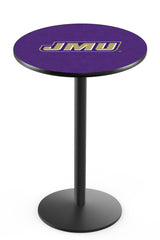 L214 Black Wrinkle James Madison Dukes Pub Table
