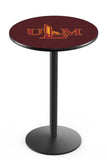 L214 Black Wrinkle ULM Warhawks Pub Table