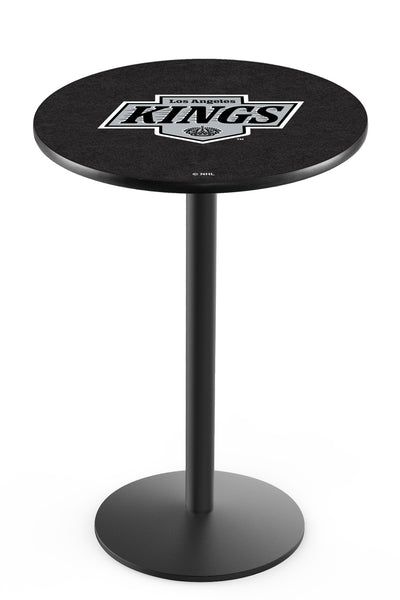 L214 Black Wrinkle LA Kings Pub Table