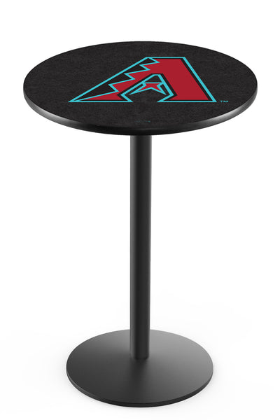 Arizona Diamondbacks L214 Black Wrinkle Major League Baseball Pub Table