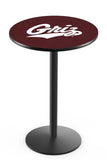 L214 Black Wrinkle University of Montana Grizzlies Pub Table