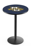 L214 Black Wrinkle Marquette University Golden Eagles Pub Table