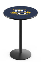 L214 Black Wrinkle Marquette University Golden Eagles Pub Table