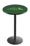 L214 Black Wrinkle North Dakota State University Bison Pub Table