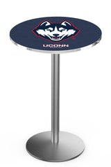 L214 Stainless University of Connecticut Huskies Pub Table 