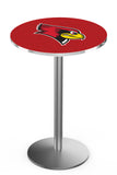 L214 Stainless Illinois State University Redbirds Pub Table
