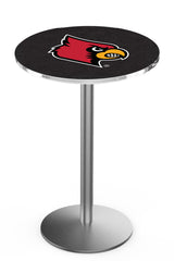 L214 Stainless Louisville Cardinals Pub Table