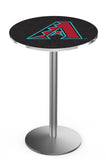 Arizona Diamondbacks L214 Stainless MLB Pub Table