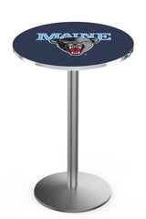 L214 Stainless University of Maine Black Bears Pub Table