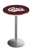 L214 Stainless University of Montana Grizzlies Pub Table