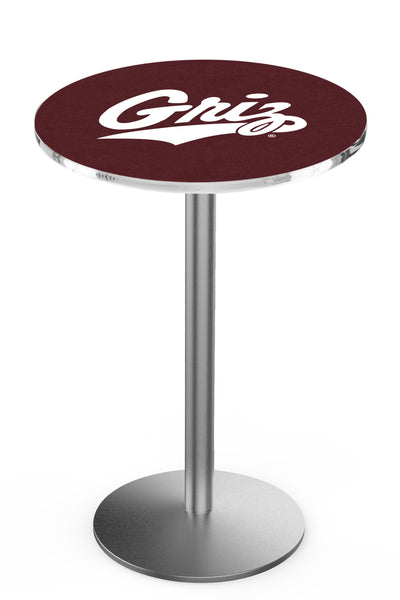 L214 Stainless University of Montana Grizzlies Pub Table
