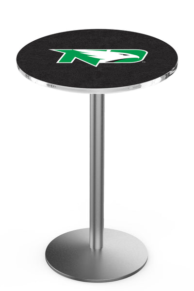 L214 Stainless North Dakota Fighting Hawks Pub Table