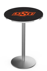 L214 Stainless Oklahoma State University Cowboys Pub Table