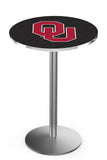 L214 Stainless Oklahoma Sooners Pub Table