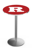 L214 Stainless Rutgers Scarlet Knights Pub Table