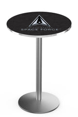 L214 Stainless United States Space Force Pub Table | U.S. Space Force VFW Pub Table