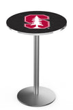 L214 Stainless Stanford Cardinals Pub Table