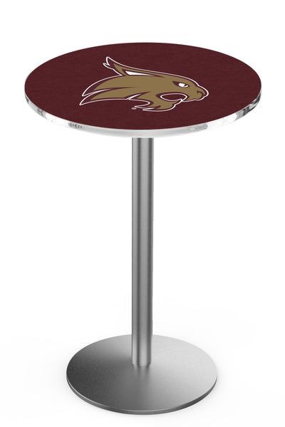 L214 Stainless Texas State University Bobcats Pub Table