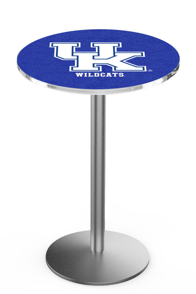 L214 Stainless University of Kentucky UK Script Pub Table