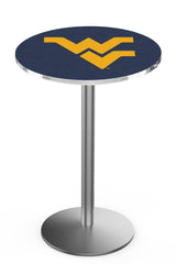 L214 Stainless West Virginia Mountaineers Pub Table